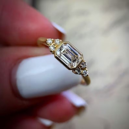Anello fidanzamento vintage - di,