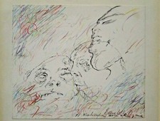 PAOLO BARATELLA DISEGNO ORIGINALE 1981 SC175