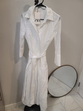 Maxi abito ZARA bianco con