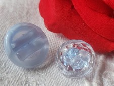 Duo Bottoni Antichi IN Vetro