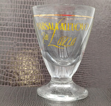 FRATELLI LAZZA MARSALA ALL'UOVO BICCHIERE  PUBBLICITARIO DA COLLEZIONE VINTAGE