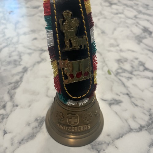 Campana mucca svizzera ottone