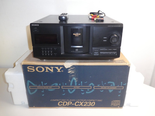 Sony cdp cx230 mega storage - mega,