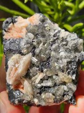 Cerussite/Galena/Barite/Calcit