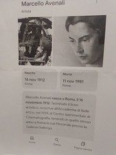 Autografo Marcello Avenali