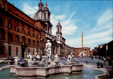 Cartolina Roma Piazza Navona