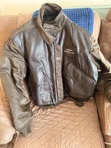 Giacca bomber breitling pelle - bomber,