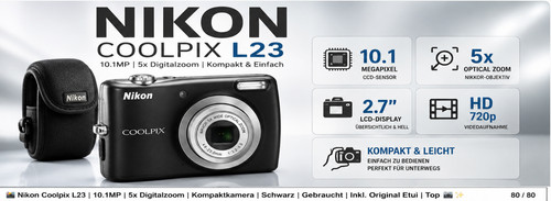 Nikon coolpix l23 - l23, 10,1