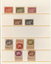 Lotto due serie Luogotenenza Regno Umberto II Servizi postali private