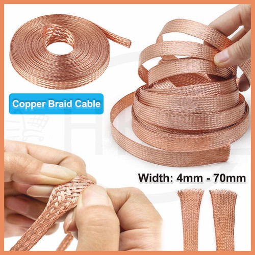 Cavo treccia rame - , piatto