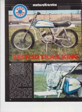 advertising Pubblicità MOTO TESTI 50 TRIAL KING 1975 MOTOITALIANE MOTOSPORT