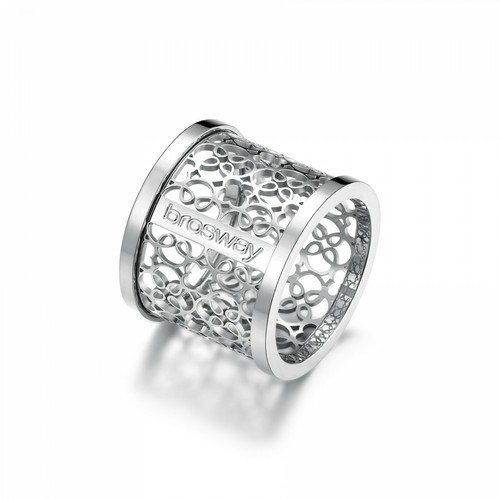 Anello acciaio traforato - acciaio,