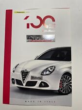 2010 Folder Filatelico 100° Alfa Romeo con Lamina Argento e Tessere Filateliche