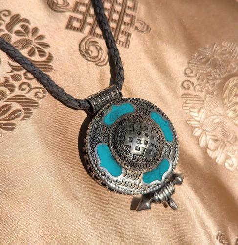 Ottimo tibet amuletto gau - tibet.,