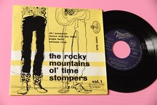 "ROCKY MOUNTAINS 7"" OH SUSANNAH ORIG ITALY '50 COVER ART GUIDO CREPAX BLUES"