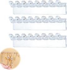 3 Pezzi Porta Collane Da Parete Trasparente, Organizer Gioielli Con Adesivo per 