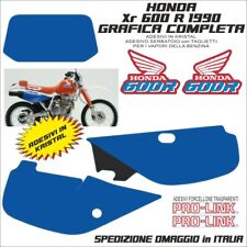 HONDA xr 600 r 1990 con portanumeri e forcellone Adesivi in kristal