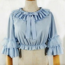 Camicia donna volant chiffon