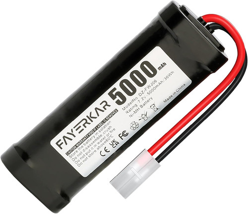 5000mah nimh batteria - 7.2v,