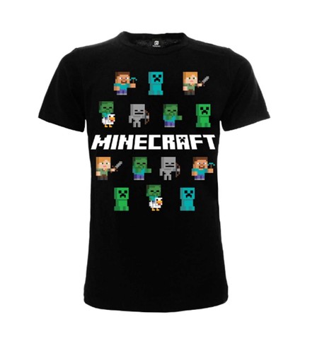Shirt minecraft personaggi l - t-shirt,