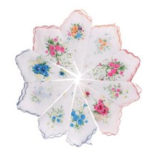 10 pezzi fazzoletti di cotone