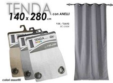TENDA ARREDO CON ANELLI
