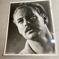 Alfredo Valente: fotografia di celebrità firmata a mano 8 x 10 pollici / KSK