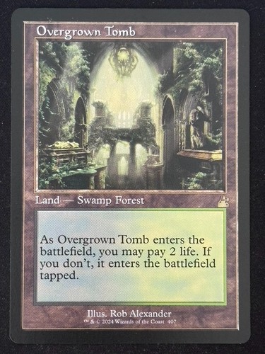Mtg overgrown tomb telaio - 1x, (telaio