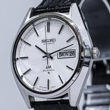 Cintura originale **QUASI NUOVA ** Vintage 1975 SEIKO Lord Matic 5606-8031 automatica 37 mm