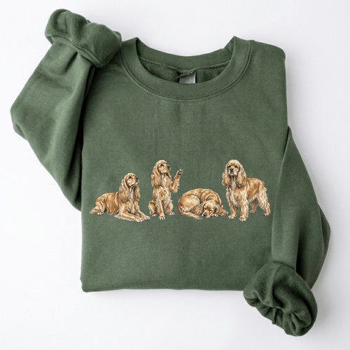 Cocker spaniel dog - cocker, mom