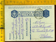 WW2 Russia Franchigia Posta Militare 102 8° batt. TRT x Milano py 234