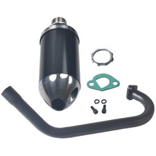 Marmitta scarico nera per Predator 212cc 196cc Coleman CT200U Honda GX160 GX200