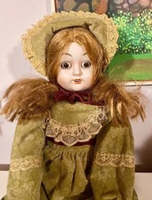 Grande Bambola di Porcellana Vintage circa 59/60 cm Bella