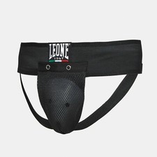LEONE CONCHIGLIA PR321 PROTEZIONE INGUINALE BOXE KICK BOXING MUAY THAI NERO 