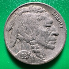 1937-D 3-Legged Buffalo Nickel