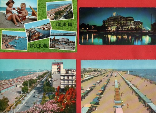 Riccione lotto 86 cartoline - riccione,