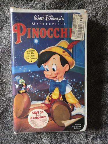Pinocchio vhs masterpiece - pinocchio,