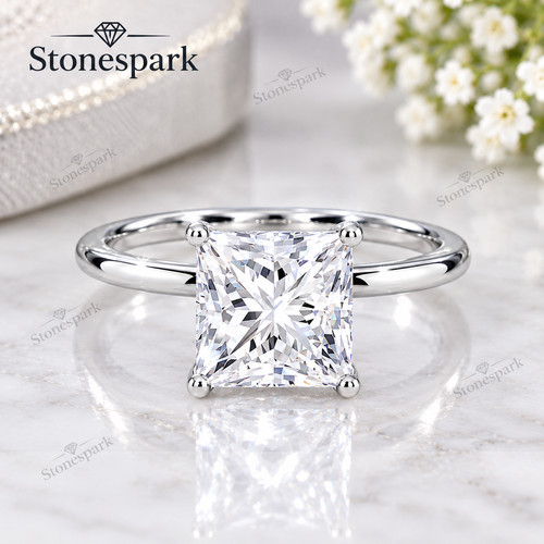 Anello principessa moissanite - anello,