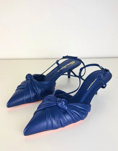 Santoni donna tacco slingback