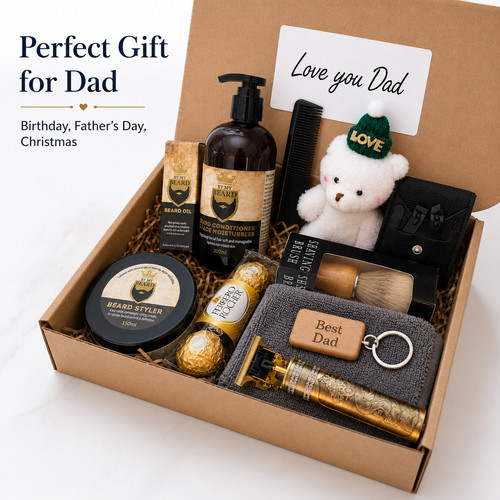 Cesto regalo toelettatura uomo