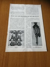 1955 CENNI SU ILLUMINAZIONE DEI TRENI NELLE FERROVIE FANALE LAMPADE LANTERNA FS