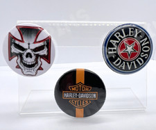 3 SPILLE PINS 32mm HARLEY DAVIDSON  🏍️ da COLLEZIONE ☠️