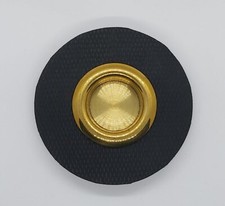 FERMA PUNTALE CONTRABBASSO GOMMA NERA BOCCOLA BRONZO SUPER STOP UNIVERSALE