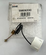 FERROLI IDROMETRO Ø 40 BIANCO CAPILLARE ART 39806330 066218 CALDAIA DOMINA C 24