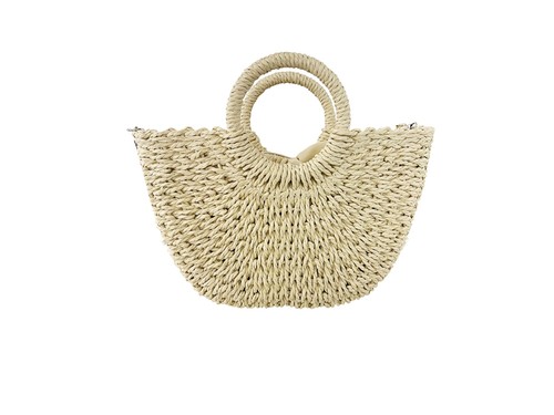 Borsa mare paglia grande - paglia,
