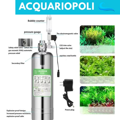 Bombola co2 kit acquario - bombola,