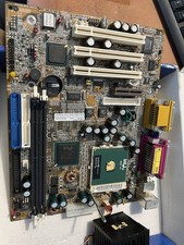 Scheda Madre IBM 19K3582 SOCKET 370 CON PROCESSORE E VENTOLA INTEL PENTIUM III.