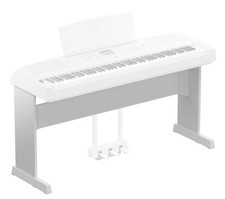 Yamaha L-300WH Supporto per Pianoforte Portatile DGX-670 Bianco Legno Base White