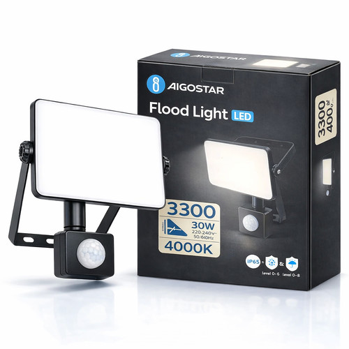 Aigostar faro led 30w 3300lm - led,