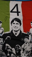 Bandiera Napoli In Raso Limited Edition ?4️⃣?? Cm 150x100